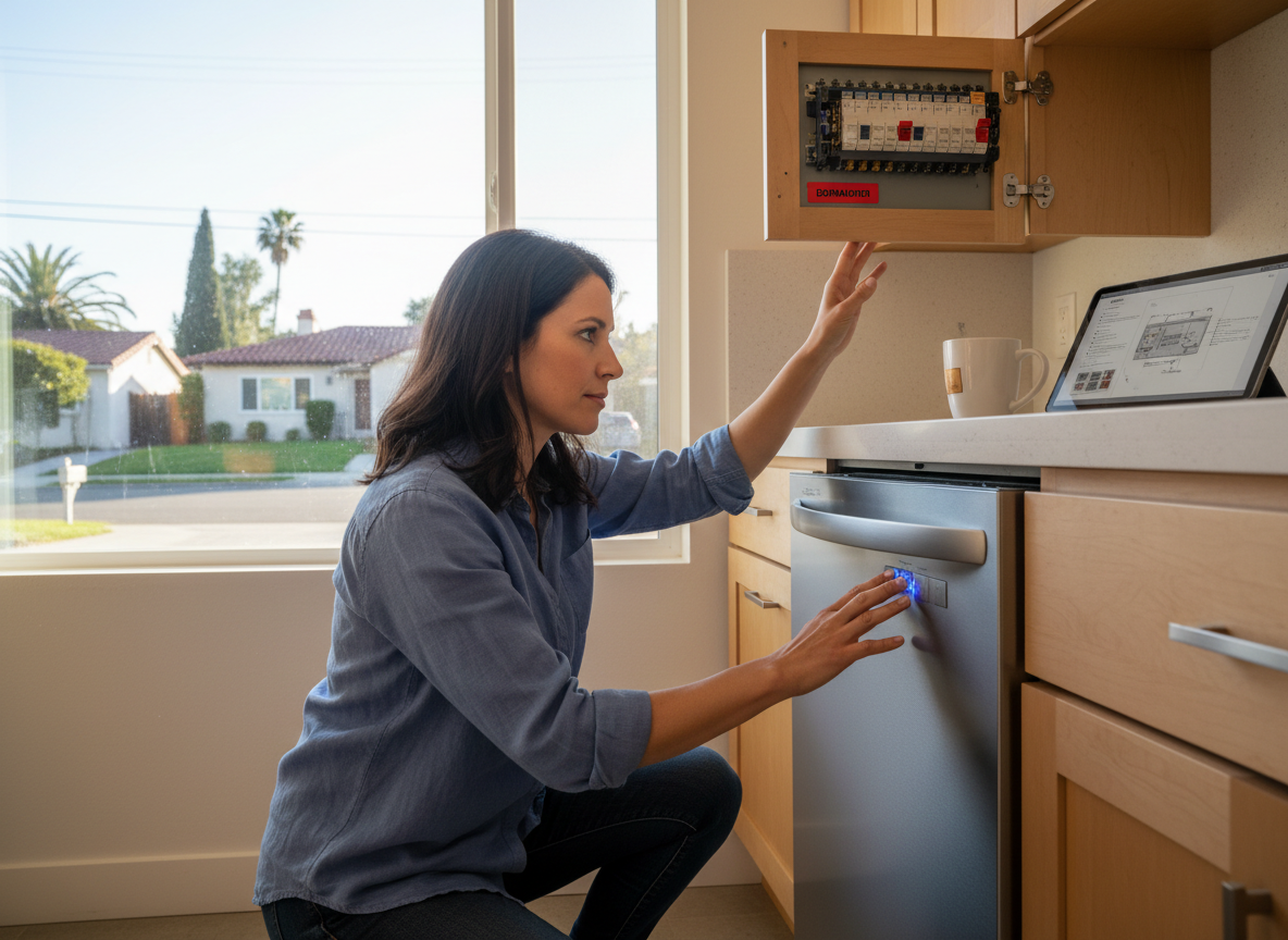 How to Reset a Dishwasher After a Sunnyvale Power Flicker